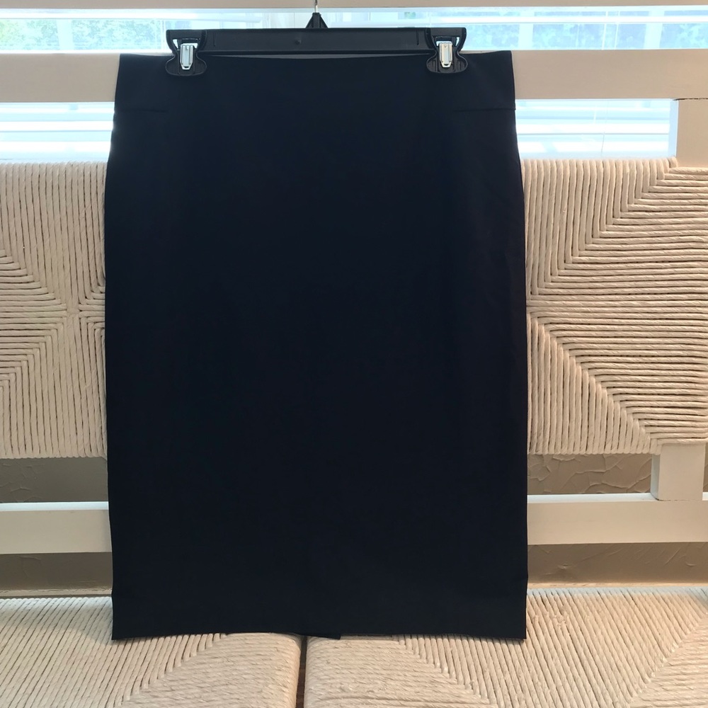 Ann Taylor Faux Leather Pencil Skirt - 8 TALL